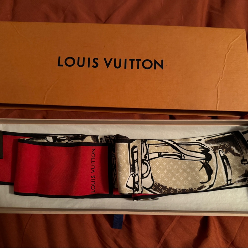 LOUIS VUITTON Silk Bandeau